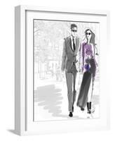 Lux Life Couple 2A-Jodi Pedri-Framed Art Print