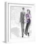 Lux Life Couple 2A-Jodi Pedri-Framed Art Print