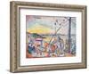 Luxe, Calm And Volupt, by Henri Matisse, 1904, 20th Century-Henri Matisse-Framed Giclee Print