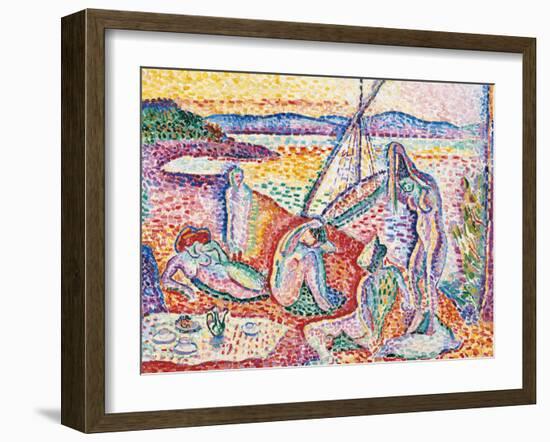 Luxe, Calme et Volupte - Luxury, Calm, and Vuluptuousness-Henri Matisse-Framed Giclee Print