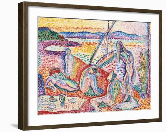 Luxe, Calme et Volupte - Luxury, Calm, and Vuluptuousness-Henri Matisse-Framed Giclee Print