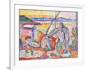 Luxe, Calme et Volupte - Luxury, Calm, and Vuluptuousness-Henri Matisse-Framed Giclee Print