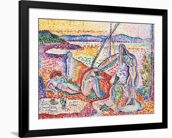 Luxe, Calme et Volupte - Luxury, Calm, and Vuluptuousness-Henri Matisse-Framed Giclee Print