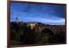 Luxembourg, Capital of Luxembourg, Adolphe Bridge, Place De Metz, Dusk-Chris Seba-Framed Photographic Print