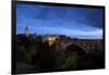 Luxembourg, Capital of Luxembourg, Adolphe Bridge, Place De Metz, Dusk-Chris Seba-Framed Photographic Print