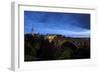 Luxembourg, Capital of Luxembourg, Adolphe Bridge, Place De Metz, Dusk-Chris Seba-Framed Photographic Print