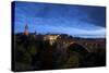 Luxembourg, Capital of Luxembourg, Adolphe Bridge, Place De Metz, Dusk-Chris Seba-Stretched Canvas