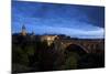 Luxembourg, Capital of Luxembourg, Adolphe Bridge, Place De Metz, Dusk-Chris Seba-Mounted Photographic Print