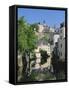 Luxembourg City, Old City and River, Luxembourg-Gavin Hellier-Framed Stretched Canvas