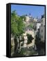 Luxembourg City, Old City and River, Luxembourg-Gavin Hellier-Framed Stretched Canvas