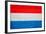 Luxembourg Flag Design with Wood Patterning - Flags of the World Series-Philippe Hugonnard-Framed Art Print