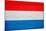 Luxembourg Flag Design with Wood Patterning - Flags of the World Series-Philippe Hugonnard-Mounted Art Print