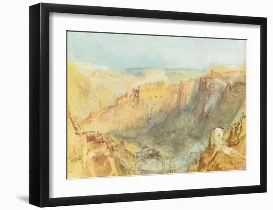 Luxembourg from the North-J M W Turner-Framed Giclee Print