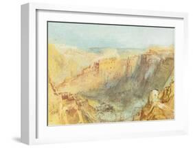 Luxembourg from the North-J M W Turner-Framed Giclee Print