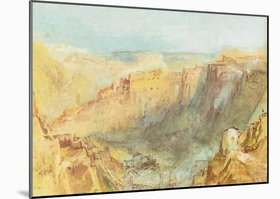 Luxembourg from the North-J M W Turner-Mounted Giclee Print