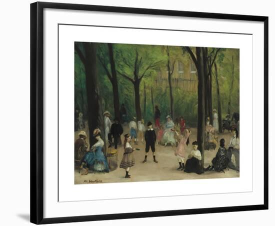 Luxembourg Gardens, 1906-William James Glackens-Framed Premium Giclee Print