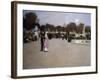 Luxembourg Gardens at Twilight-John Singer Sargent-Framed Giclee Print