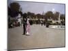 Luxembourg Gardens at Twilight-John Singer Sargent-Mounted Giclee Print
