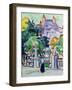 Luxembourg Gardens, c.1910-Samuel John Peploe-Framed Giclee Print