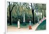 Luxembourg Gardens - Monument to Chopin-Henri Rousseau-Framed Art Print