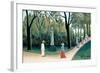 Luxembourg Gardens - Monument to Chopin-Henri Rousseau-Framed Art Print