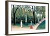 Luxembourg Gardens - Monument to Chopin-Henri Rousseau-Framed Art Print