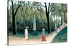 Luxembourg Gardens - Monument to Chopin-Henri Rousseau-Stretched Canvas