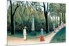 Luxembourg Gardens - Monument to Chopin-Henri Rousseau-Mounted Art Print