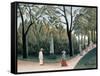 Luxembourg Gardens, Monument to Chopin-Henri Rousseau-Framed Stretched Canvas