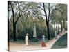 Luxembourg Gardens, Monument to Chopin-Henri Rousseau-Stretched Canvas