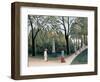 Luxembourg Gardens, Monument to Chopin-Henri Rousseau-Framed Giclee Print
