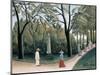 Luxembourg Gardens, Monument to Chopin-Henri Rousseau-Mounted Giclee Print