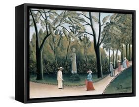 Luxembourg Gardens, Monument to Chopin-Henri Rousseau-Framed Stretched Canvas