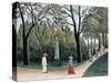 Luxembourg Gardens, Monument to Chopin-Henri Rousseau-Stretched Canvas