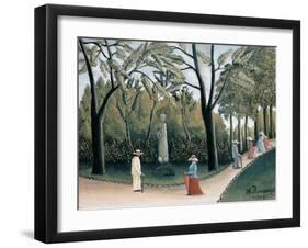 Luxembourg Gardens, Monument to Chopin-Henri Rousseau-Framed Giclee Print