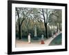 Luxembourg Gardens, Monument to Chopin-Henri Rousseau-Framed Giclee Print