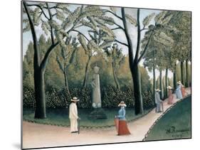 Luxembourg Gardens, Monument to Chopin-Henri Rousseau-Mounted Giclee Print