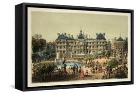 Luxembourg Gardens, Paris 1874-null-Framed Stretched Canvas