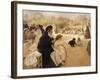 Luxembourg Gardens, Paris-Albert Edelfelt-Framed Giclee Print