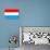 Luxembourg National Flag Poster Print-null-Poster displayed on a wall