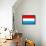 Luxembourg National Flag Poster Print-null-Framed Poster displayed on a wall