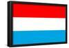 Luxembourg National Flag Poster Print-null-Framed Poster