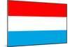 Luxembourg National Flag Poster Print-null-Mounted Poster