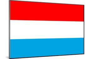 Luxembourg National Flag Poster Print-null-Mounted Poster