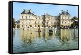 Luxembourg Palace and Gardens, Paris, France, Europe-G & M Therin-Weise-Framed Stretched Canvas