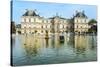 Luxembourg Palace and Gardens, Paris, France, Europe-G & M Therin-Weise-Stretched Canvas