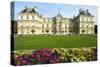 Luxembourg Palace and Gardens, Paris, France, Europe-G & M Therin-Weise-Stretched Canvas