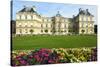 Luxembourg Palace and Gardens, Paris, France, Europe-G & M Therin-Weise-Stretched Canvas