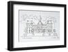 Luxembourg Palace, rue de Vaugirard, Paris, France-Richard Lawrence-Framed Photographic Print