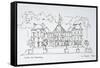 Luxembourg Palace, rue de Vaugirard, Paris, France-Richard Lawrence-Framed Stretched Canvas